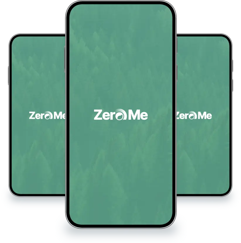 ZeroMe App on Mobile Phones