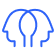 Blue Teamwork Icon